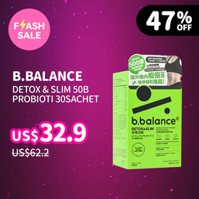b.balance Detox &aSlim 50 Billion Probiotics 30 sachet
