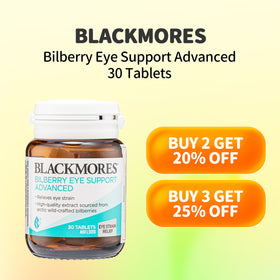 Blackmores Bilberry Eye Support Advanced 30 Tablets
