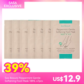 Soo Beaute Peppermint Gentle Softening Foot Mask 18ML x 7 pairs