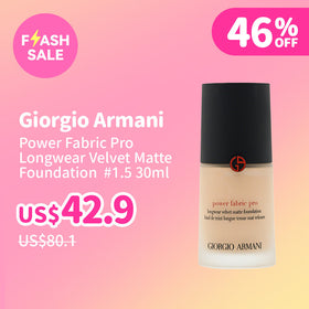 Giorgio Armani Power Fabric Pro Longwear Velvet Matte Foundation  #1.5 30ml