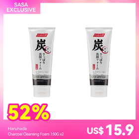 Haruhada Charcoal Cleansing Foam 150G x2