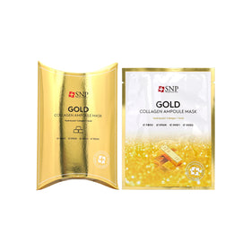 SNP Gold Collagen Ampoule Mask 10pcs