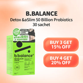 b.balance Detox &aSlim 50 Billion Probiotics 30 sachet