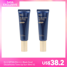 Dr.G SPF50+PA++++ Black Snail Glutathione Tone Up Sun 50ml X2