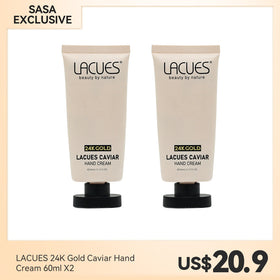LACUES 24K Gold Caviar Hand Cream 60ml X2