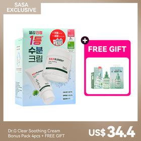 Dr.G Clear Soothing Cream Bonus Pack 4pcs + FREE GIFT