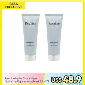 Rexaline Hydra Shock Hyper Hydrating Rejuvenating Mask 75ml X2