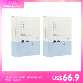 Round Lab Dokdo Hydrating Gel Mask 18pcs X2