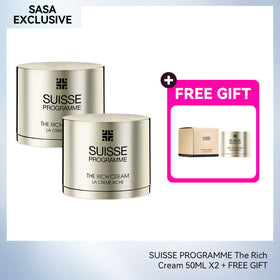 Suisse Programme The Rich Cream 50ML X2 + FREE GIFT