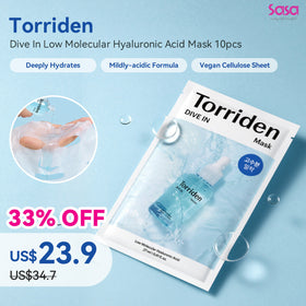Torriden Dive In Low Molecular Hyaluronic Acid Mask 10pcs