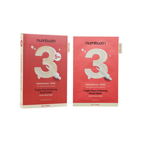 Numbuzin No.3 Tingle Pore Softening Mask 5pcs