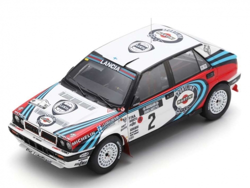 1/43 Lancia Delta HF Integrale 16V #2 Kankkunen/Piironen Победитель Ралли Тысяча озёр(Ралли Финляндии) 1991