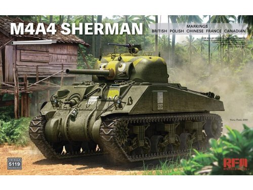 1/35 Американский средний танк M4A4 Sherman Chinese Expeditionary Force «Assault» Chariot