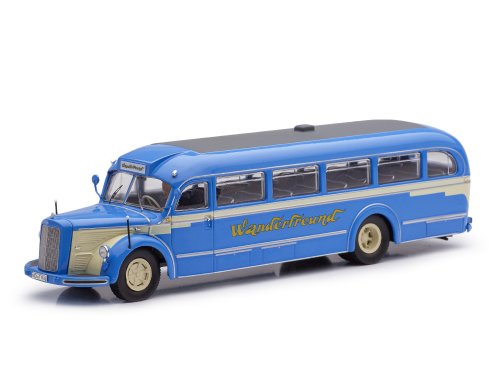 1/43 автобус Mercedes-Benz O6600 Wanderfreund с фигуркой водителя 1955