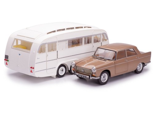 1/18 Peugeot 404 1965 + Henon Caravan