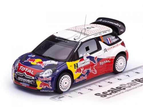 1/43 Citroen DS3 WRC #2 победитель Jordan Rally 2011 S.Ogier - J. Ingrassia