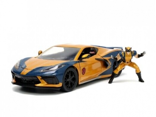 1/24 Chevrolet Corvette с фигуркой Marvel Люди Икс