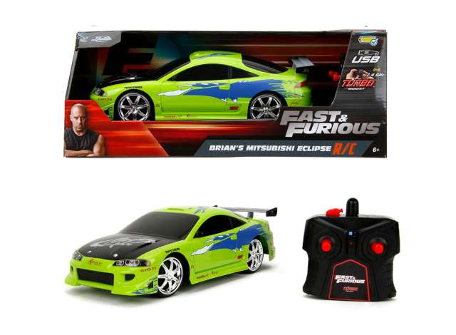 Модель на радиоуправлении 1/16 Mitsubishi Eclipse 1995 Fast & Furious (Форсаж)