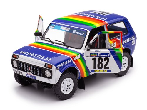 1/18 ВАЗ-2121 Лада Нива 1984 Paris-Dakar - Jabouille/Sardou #182 Lada Niva Poch