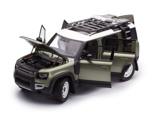 1/18 Land Rover Defender 110 с багажником на крыше 2020