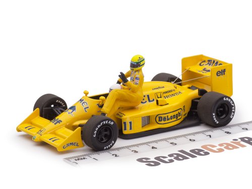 1/43 Lotus Honda 99T Айртон Сенна и Сатору Накадзима Гран-при Италии 1987 с фигурками пилотов