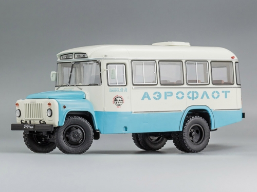 1/43 Курганский автобус-685M Аэрофлот, г. Якутск - Черский 1985 г.