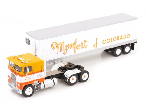 1/43 Freightliner FLA COE тягач с прицепом Monfort of Colorado