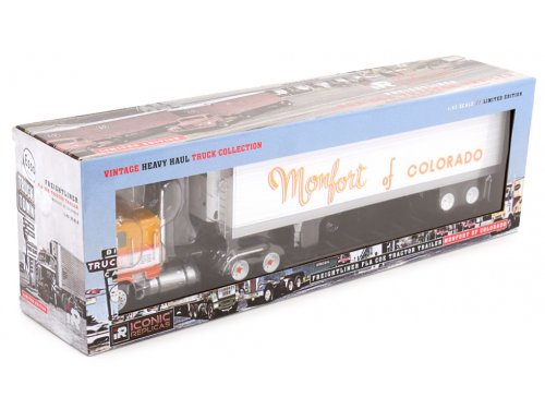 1/43 Freightliner FLA COE тягач с прицепом Monfort of Colorado