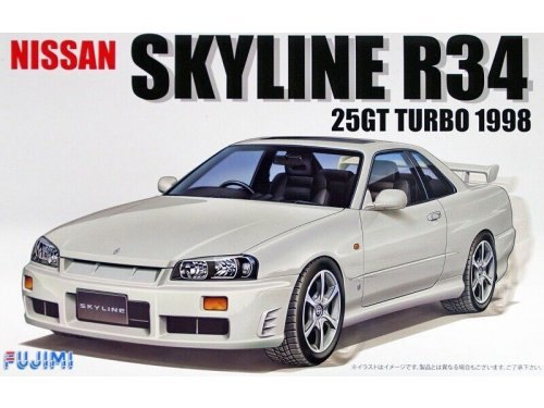 Модель для сборки 1/24 Nissan Skyline R34 25GT Turbo 1998