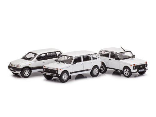 1/43 Набор Белые Нивы: Niva Urban, ВАЗ-2131, ВАЗ-2123