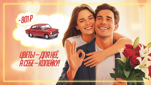 Копейка на 8 марта!