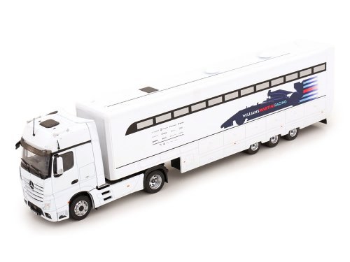 1/43 Mercedes-Benz Actros MP4 Renntransporter Williams Martini Racing
