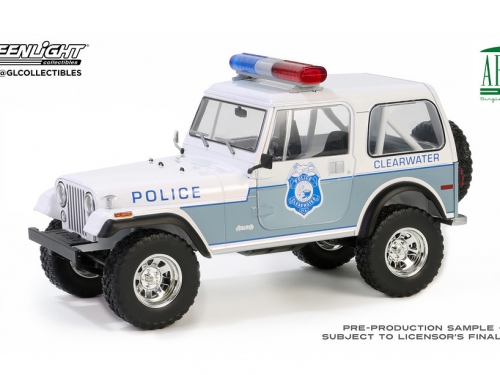 1/18 Jeep CJ-7 4х4 Clearwater Florida Police Department 1982 Полиция