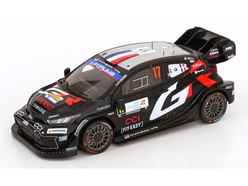 1/18 Toyota GR Yaris Rally1 #17 Toyota Gazoo Racing WRT Ogier/Landais Чемпион мира 2 место Rally Islas Canarias 2025
