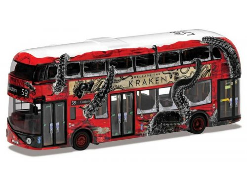 двухэтажный автобус с Кракеном — 1/76 Wrightbus New Routemaster
