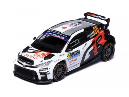 1/43 Toyota GR Yaris Rally2 #30 Toyota Gazoo Racing Wrt Ng Yamamoto/Fulton (С Люстрой) 48 Место Ралли Монте-Карло 2025