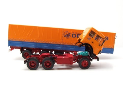 1/43 Mercedes-Benz NG 2232 тягач c полуприцепом Deutrans 1980