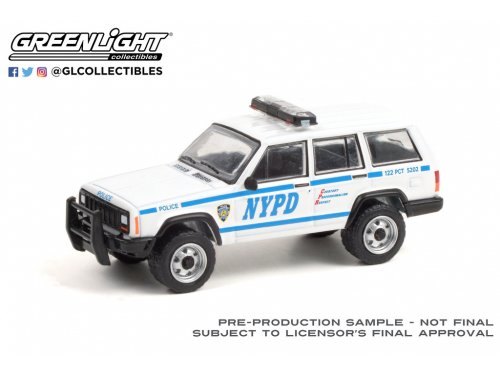 1/64 Jeep Cherokee New York City Police Department (NYPD) 1997