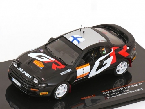 1/43 Toyota Celica Turbo 4WD (ST185) #1 'Latvala WRT' Latvala/Hussi Победитель Rally Costa Brava 2025