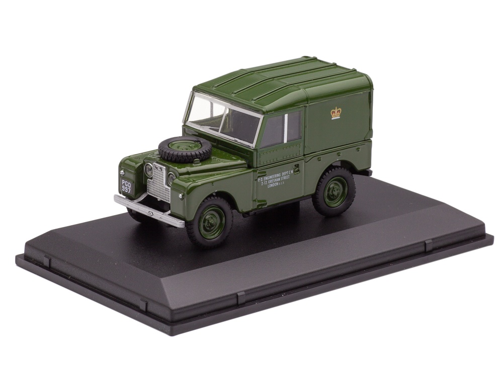 -27% на Oxford 1/43 Land Rover Series 1 88 Hard Top Post Office Telephones 1950