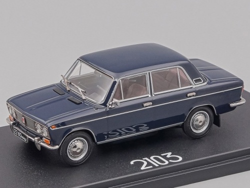 1/43 ВАЗ-2103 Жигули (1975-1984), темно-синий