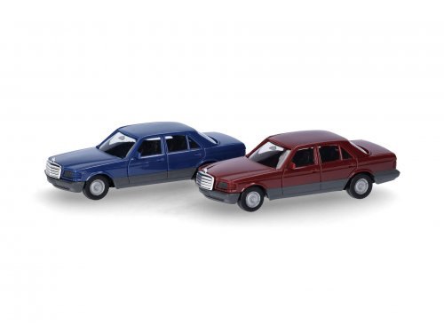 Модель для сборки 1/87 набор из 2х Mercedes-Benz S-Klasse W126