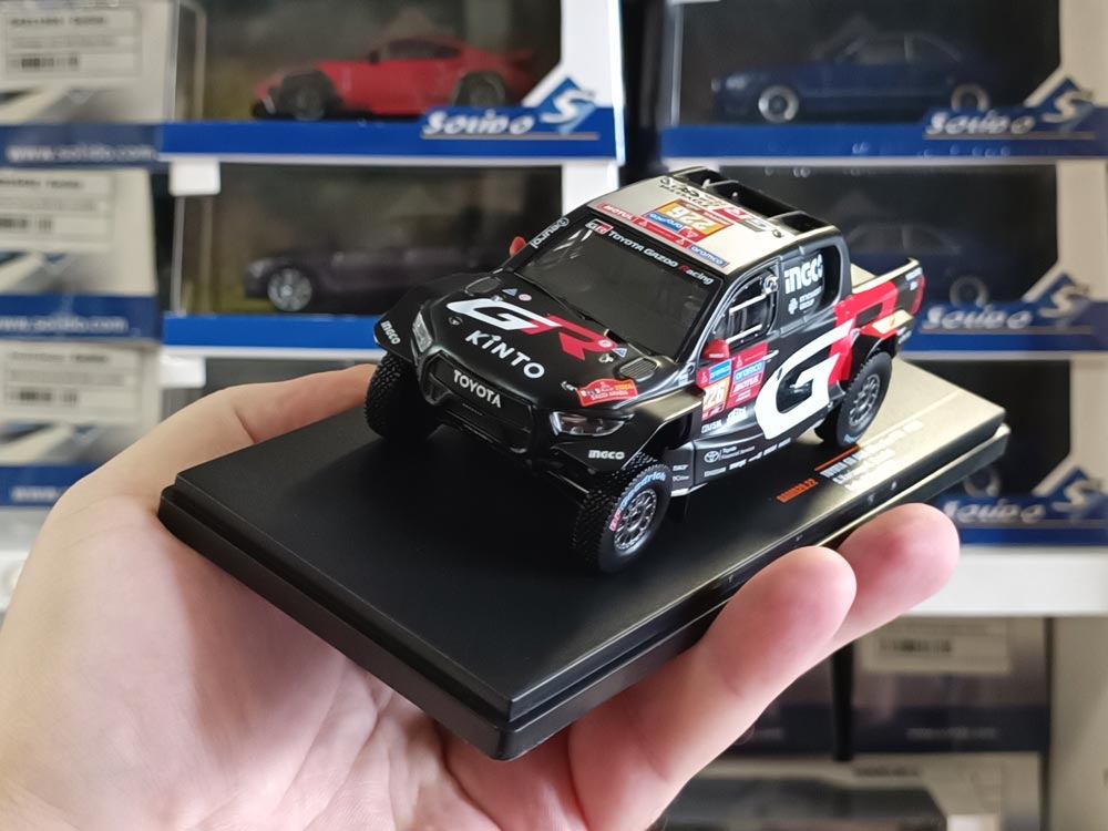 IXO Models 1/43 Toyota GR DKR Hilux Evo T1U #226 Variawa/Cazalet Ралли Дакар 2024