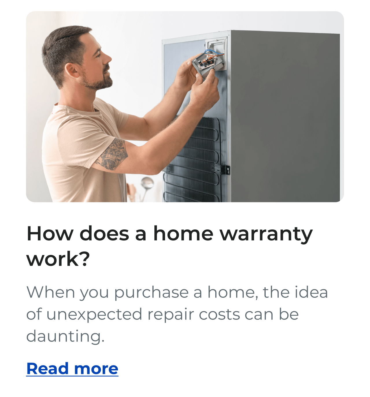 How does a home warranty work? - When you purchase a home, the idea of unexpected repair costs can be daunting. - Read more