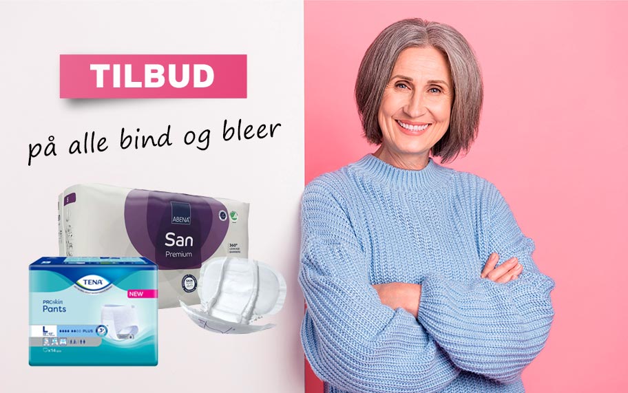 Tilbud på inkontinensbeskyttelse