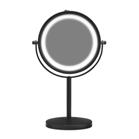 Makeup-spejl med lys - 1x/10x forstørrelse