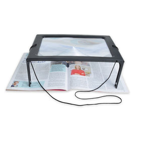 Bordlup med ben og lys - 3x forstørrelse