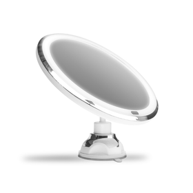Makeup-spejl med lys Ø20 cm - 5x forstørrelse