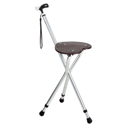 Klapstol-stok med justerbar højde