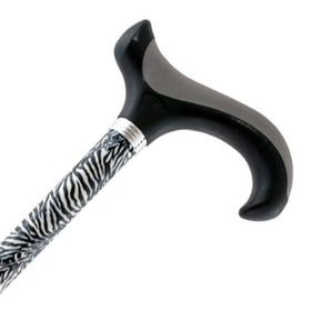 Stok med justerbar højde - Zebramønster